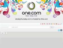 Tablet Screenshot of istodaythursday.com